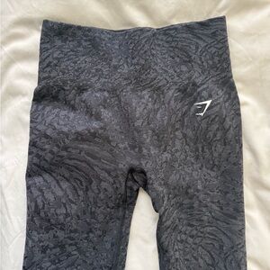 Gymshark Black & Gray Patterned Leggings